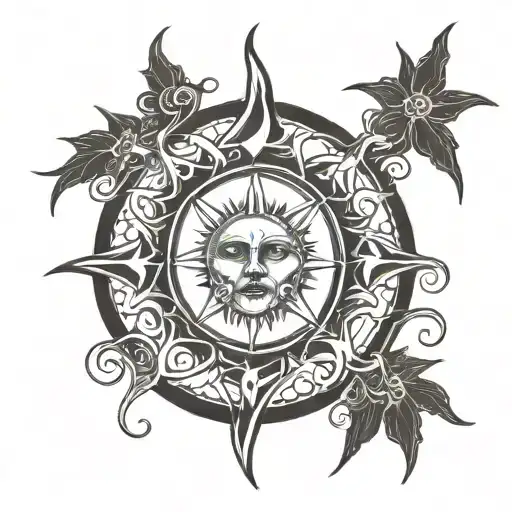 Gothic Sun Without Face