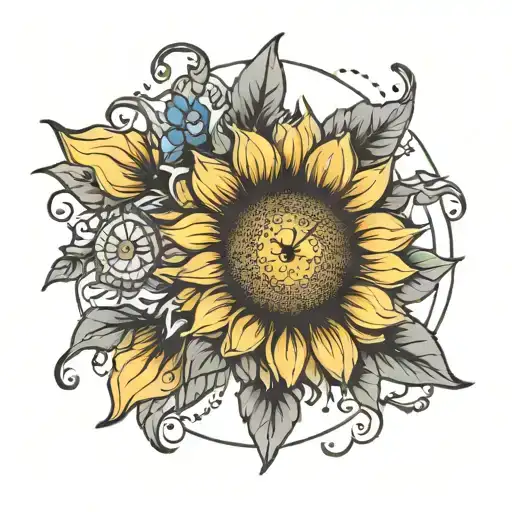 Sunflower Watch Face