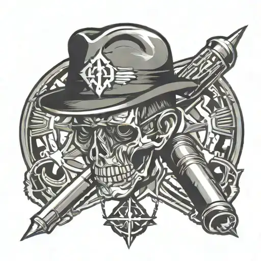 Doctor Symbol And Gangster Cap