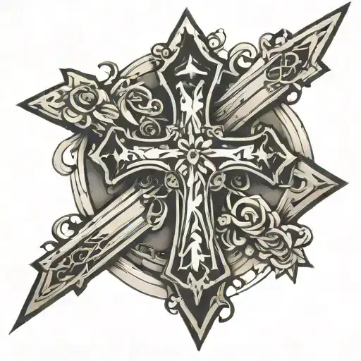 Broken Cross With A Resolution