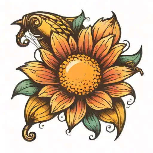 Daisy With Fishing Hook