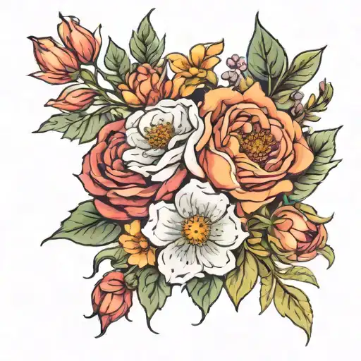 Birth Flower Bouquet