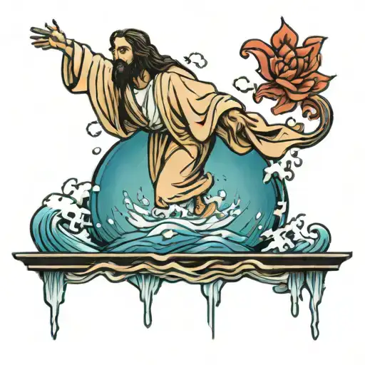Jesus Walking On Water