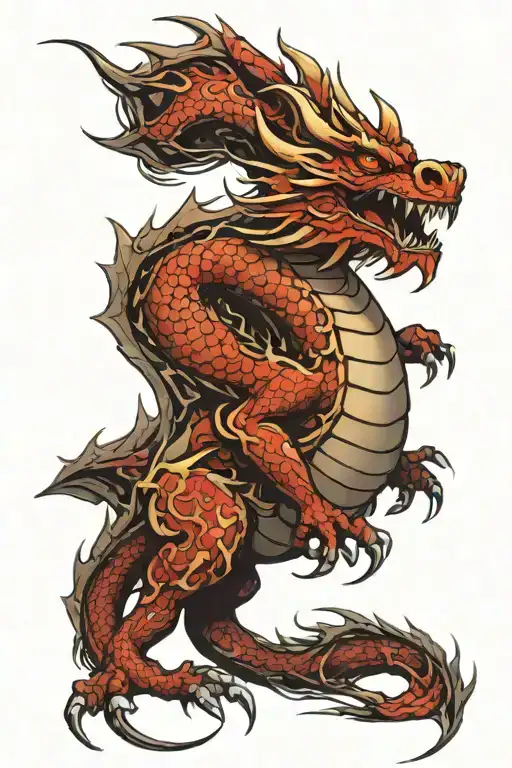 Dragon Facing Forward