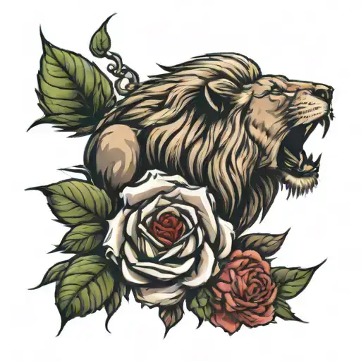 Rose And Lion