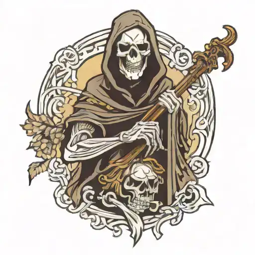 Grim Reaper Holding