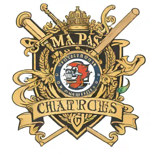 Malpas Cricket Club Badge Division 1 Champions League Trophy