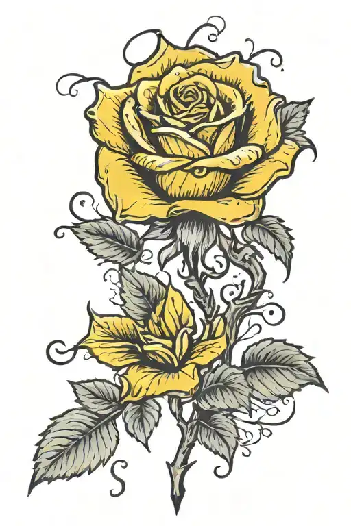 1111 Yellow Rose