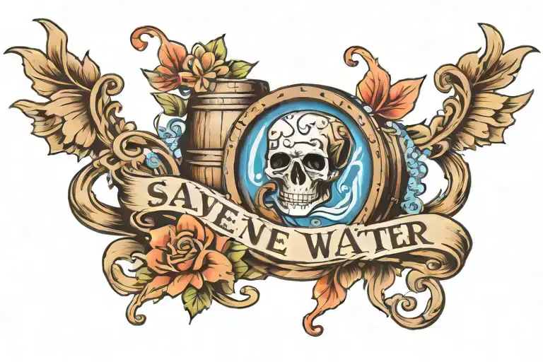 Save Water Drink Barrel Proof