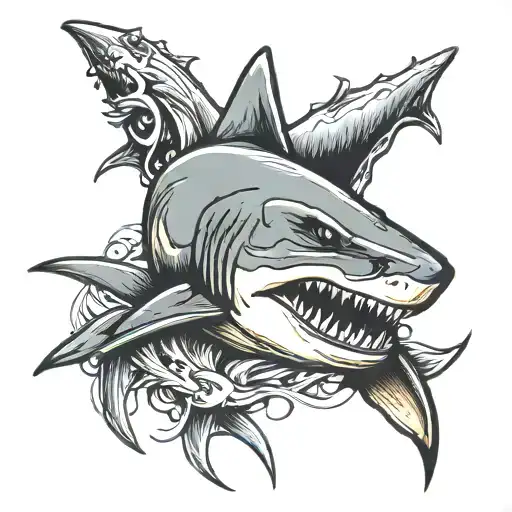 Sharky Made To Look Like A Shark