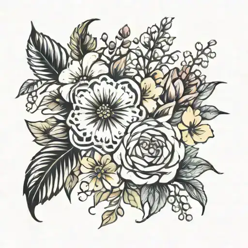 Birth Flower Bouquet