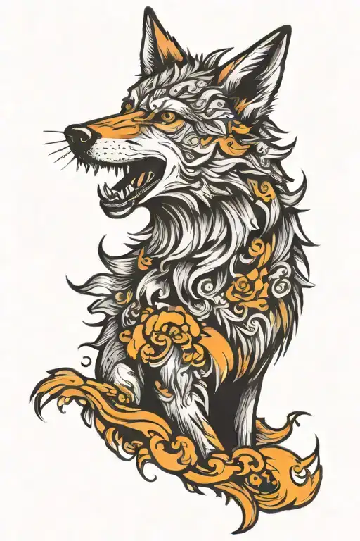 Moaning Wolf Howling