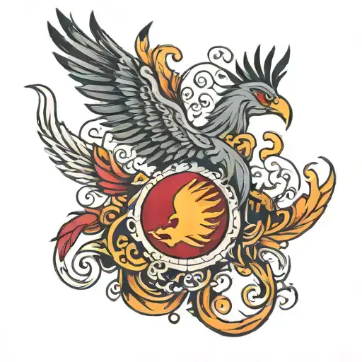 Phoenix Flag Inside West