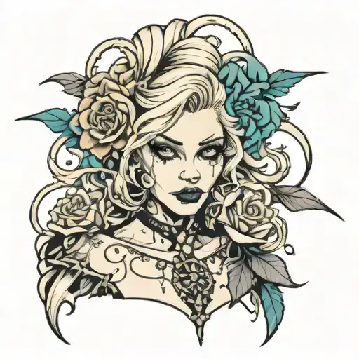 Blonde Gothic Rocker