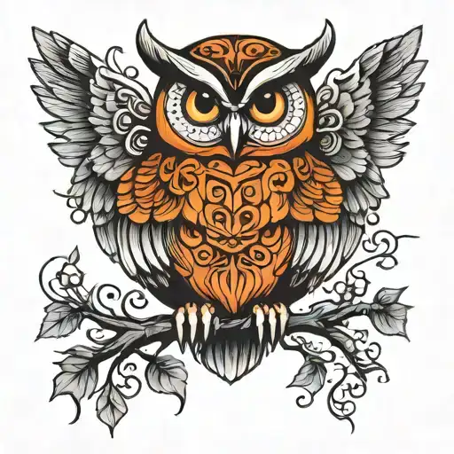 Owl On Back