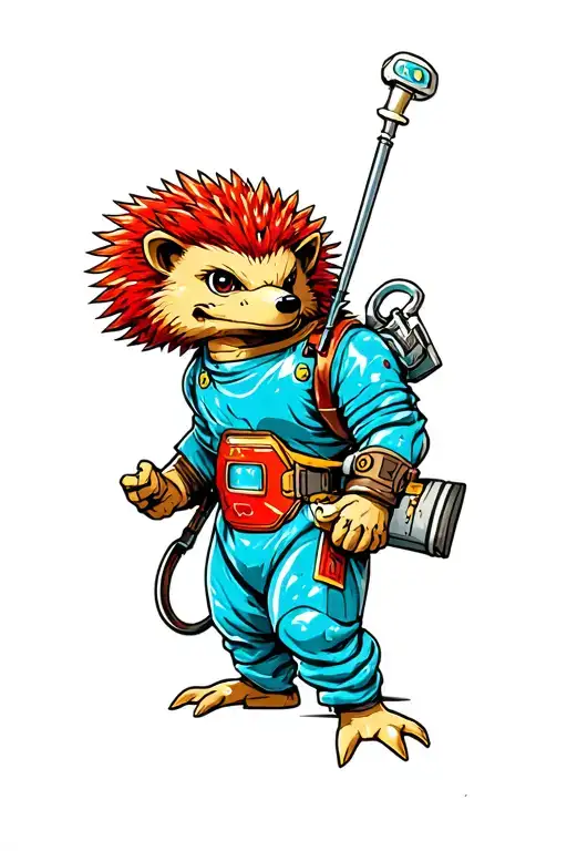 Operating Room Warrior Hedgehog