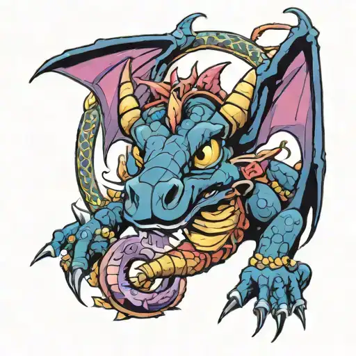 Figment The Dragon Holding