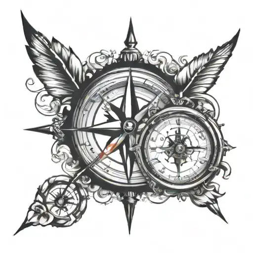 Compass And Clock