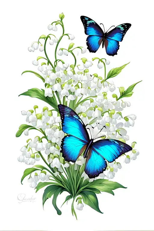 Lily Of The Valley Butterflies