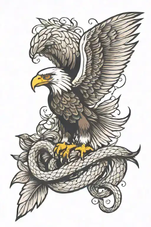 Eagle And Snake