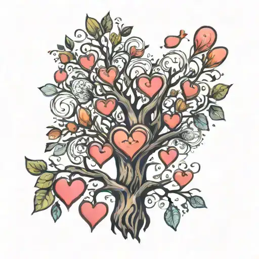 Love Hearts Family Tree