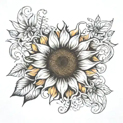 Sunflower Blooming
