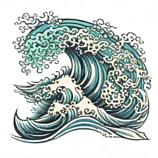 Ocean Waves Crashing