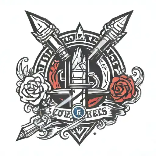 Love And Rockets Logo Into A