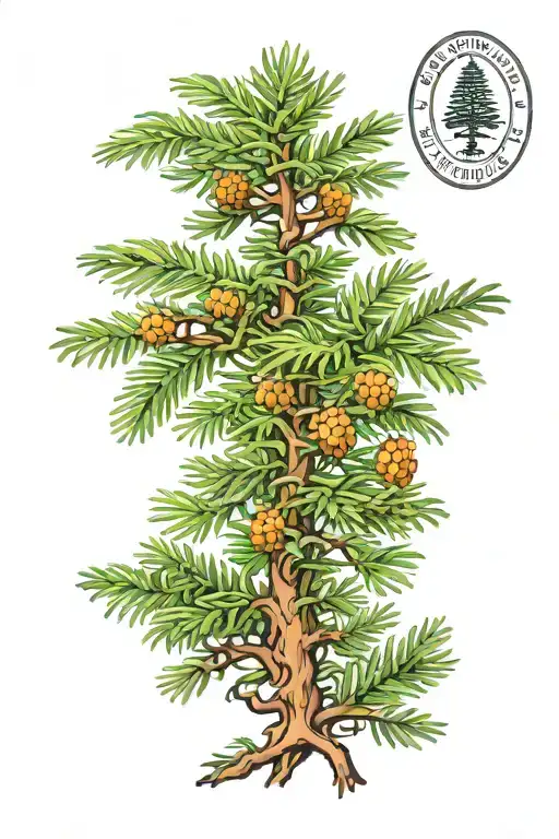 Norfolk Island Pine Tree