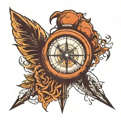 Map Compass Basketball