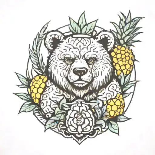 The Bear Guards The Pineapple