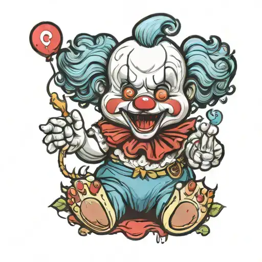 Care Bear Pennywise The Clown Scary