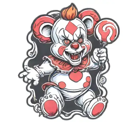 Care Bear Pennywise The Clown Scary