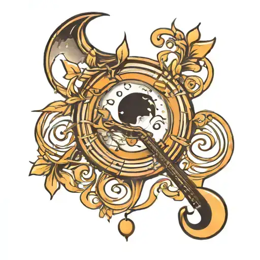 Moon Arrow Music Notes Incorporated