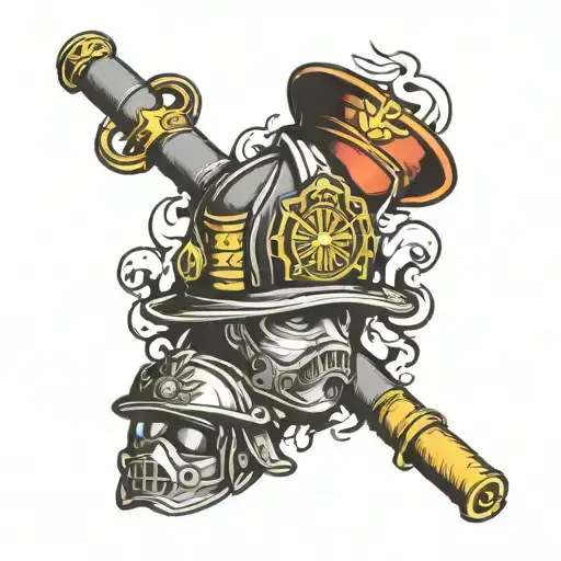 Bible And Firefighter Helmet