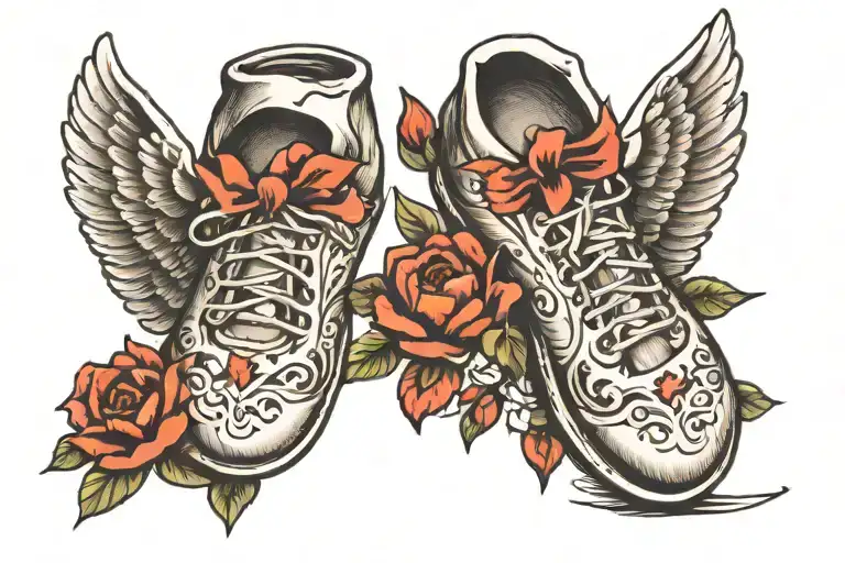 Angel Baby Foot Print