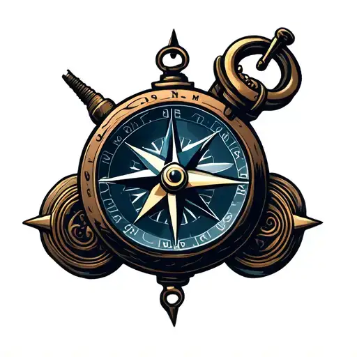 Compass And Clock