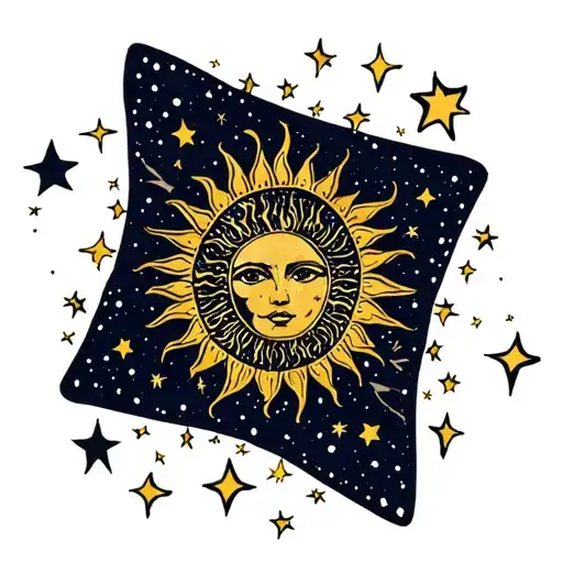 Sun And Stars Scattered