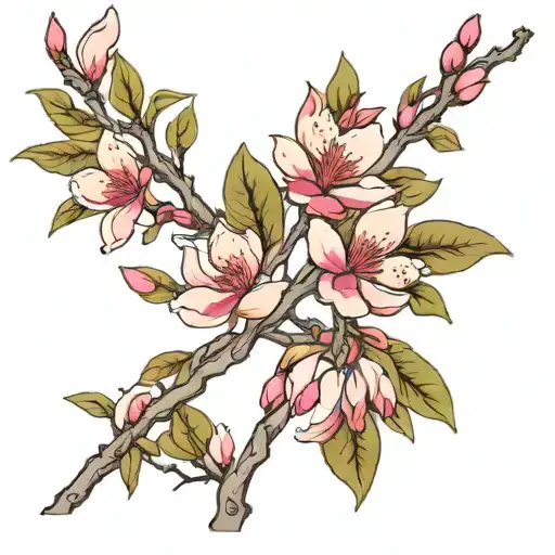 Magnolia Tree Branches