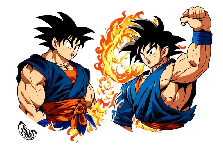 Father And Son Goku