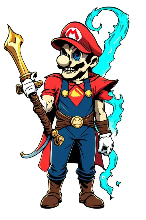 Super Mario Grim Reaper Standing
