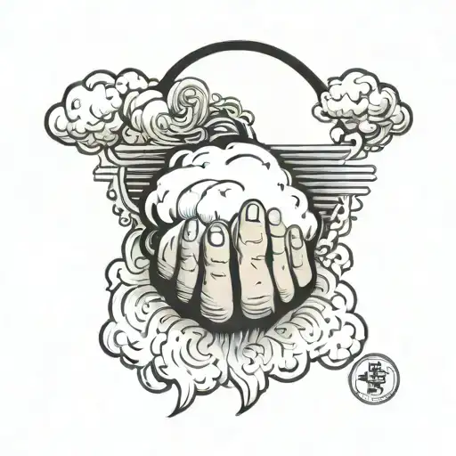 Cloud With Praying Hands