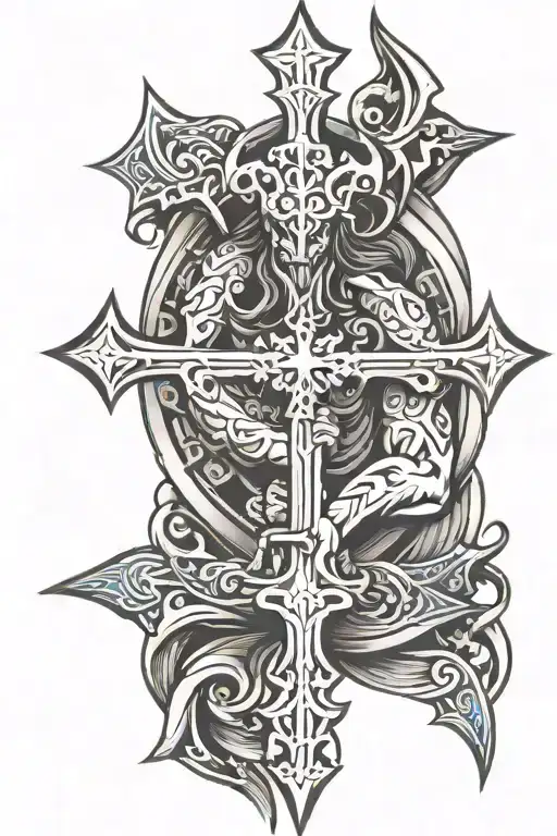 Warrior Cross Sleeve
