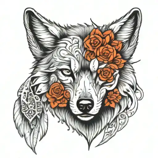 Meditating Wolf With Multiple Arm