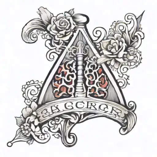 Lung Cancer With Hour Glass