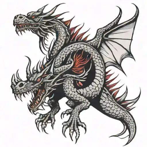 Black Dragon Red Eyes