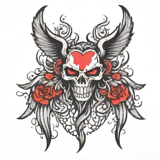 Heart Demon Wings
