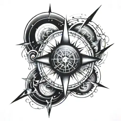 Black Hole And Compass