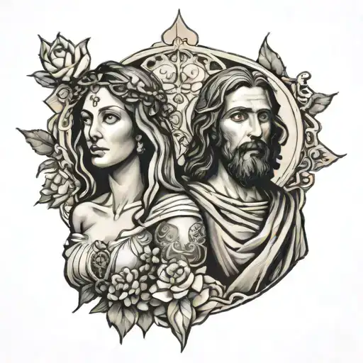 Jesus And Mary Magdalene