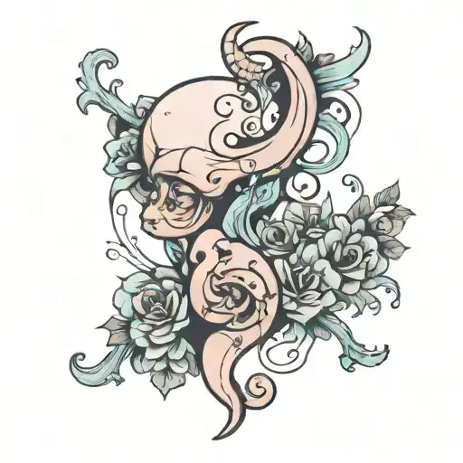 Broken Uterus Surrounded By Surgical